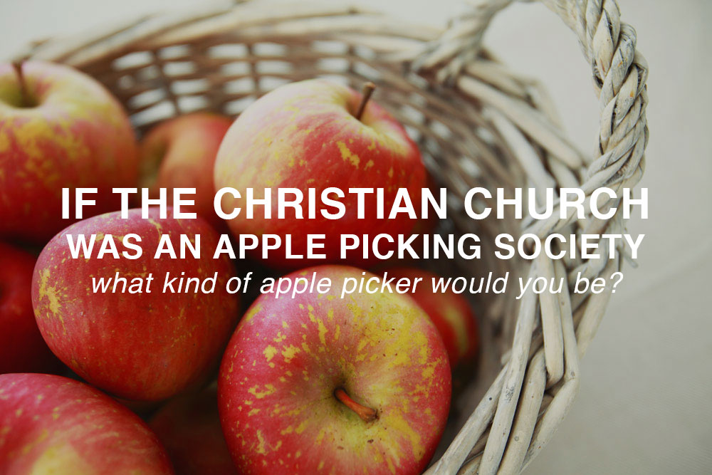 If The Christian Church Was An Apple Picking Society, What Kind Of