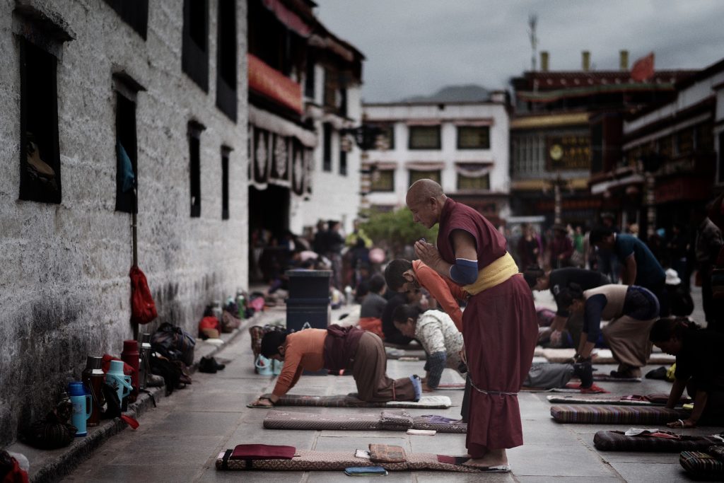 Tibetans Praying